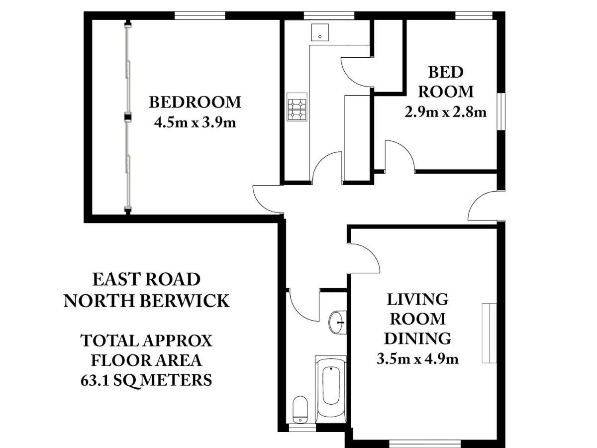 East Road Apartment بيرويك الشمالية المظهر الخارجي الصورة